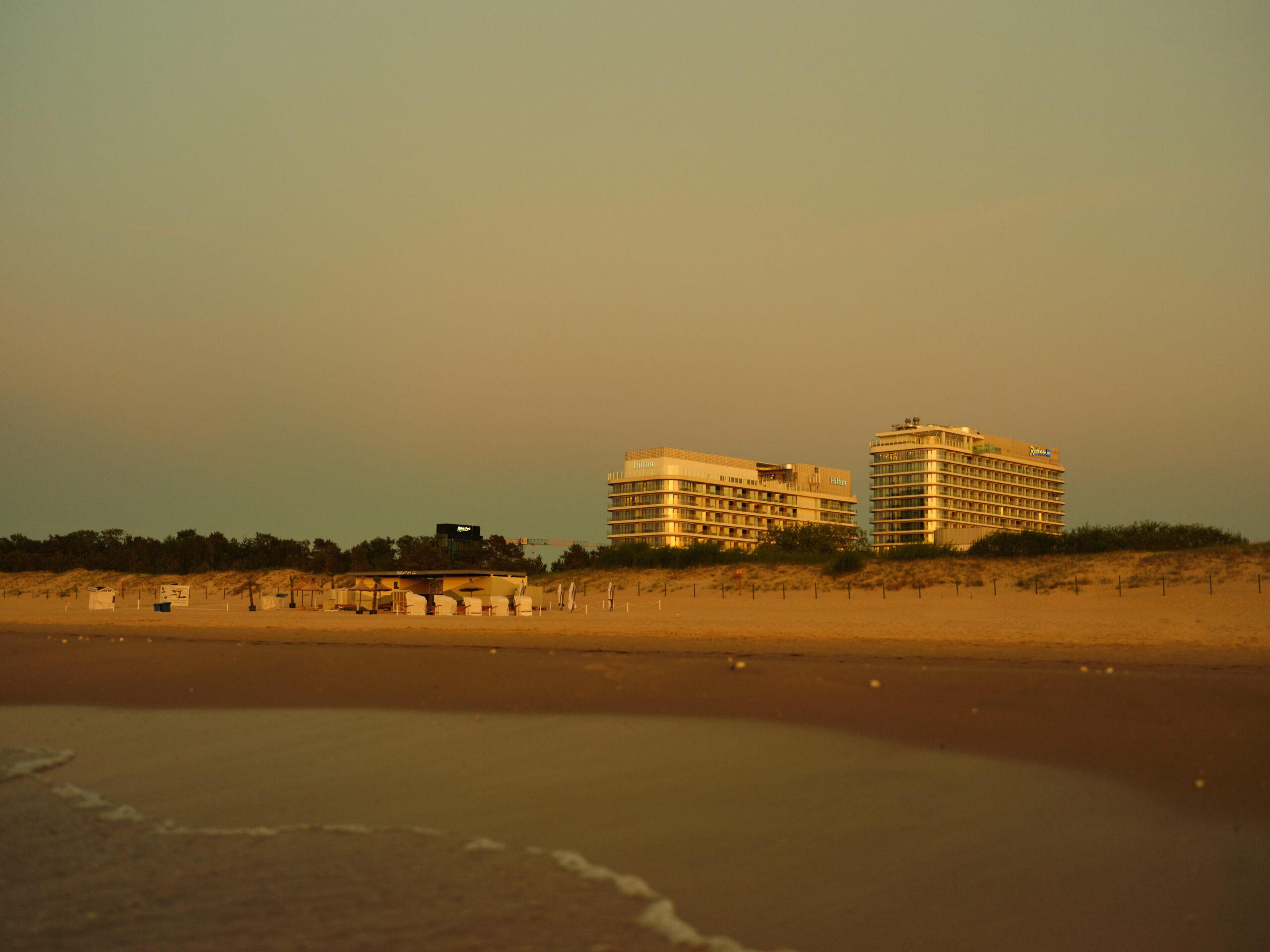 Lokalizacja Baltic Park Molo Świnoujście przy plaży